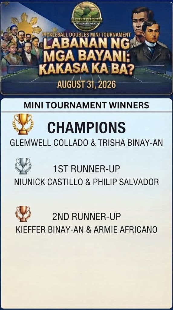 PANAGKAKADWAAN Pickleball Enthusiasts media 3