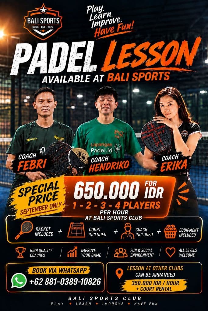Main Padel in Bali media 1