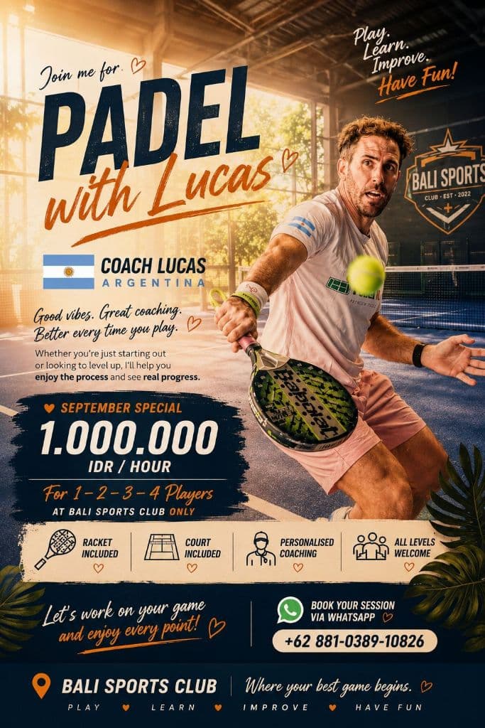 Main Padel in Bali media 2
