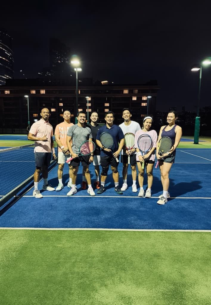 Makati Shangri-La Tennis media 1