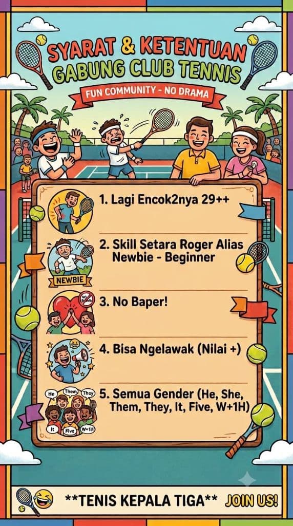 Tennis Kepala 3 media 4
