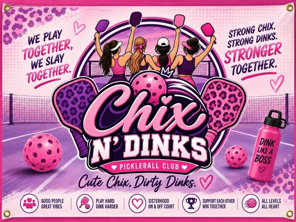 Chix N' Dinks Pickleball Club media 1