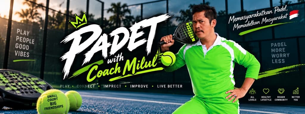 😆 PADET (PadelSehat) with coach Milul media 1