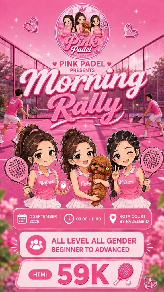 Pink Padel media 6