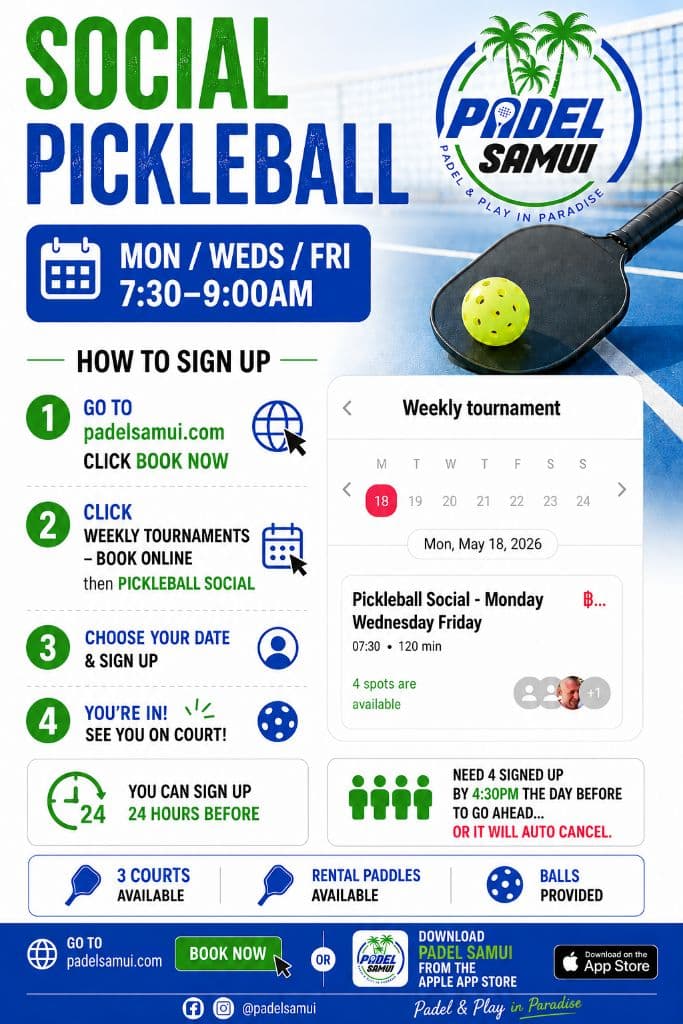Pickleball at Padel Samui  media 6