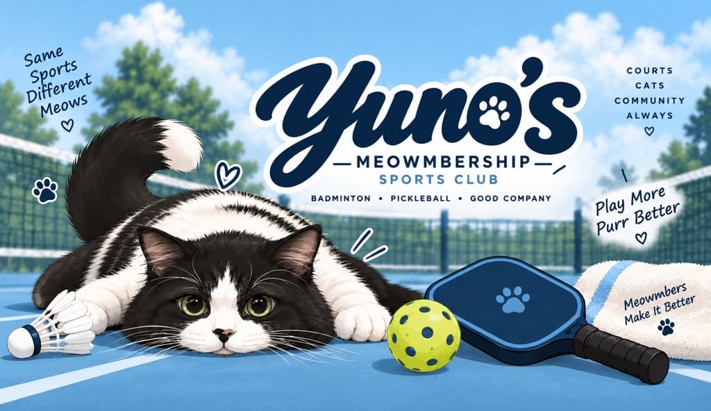 Yuno’s Sports Meowmbership Club media 1