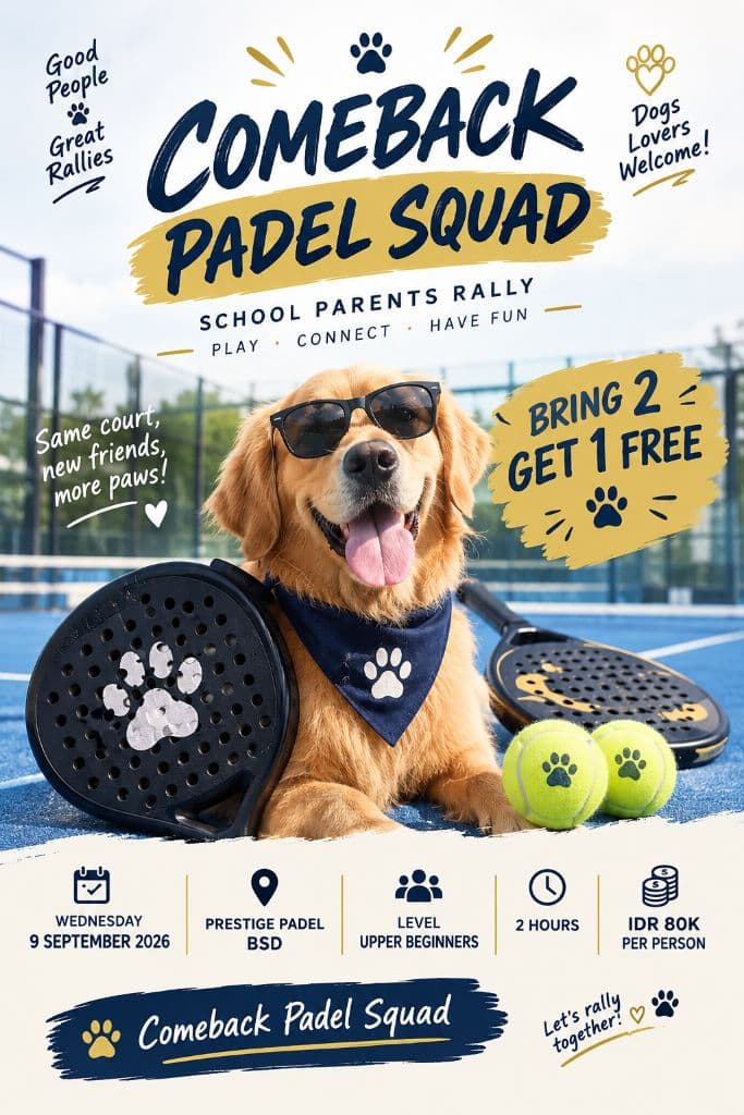 Comeback Padel Squad (from south to BSD pride) media 1