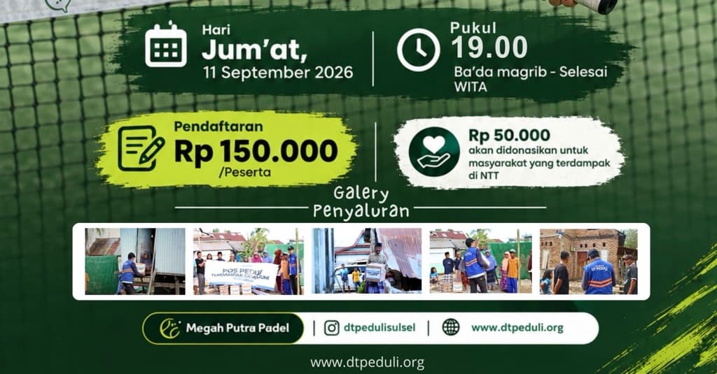 Padel charity By DT Peduli media 1