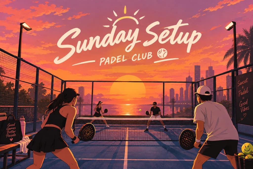 Sunday Setup (SUNSET) Padel Club media 2