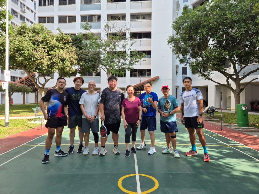 Pickleball leisure players social meetings in Tampines media 1
