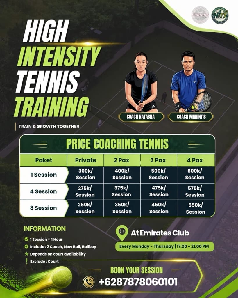 HITT (High Intensity Training Tennis media 1