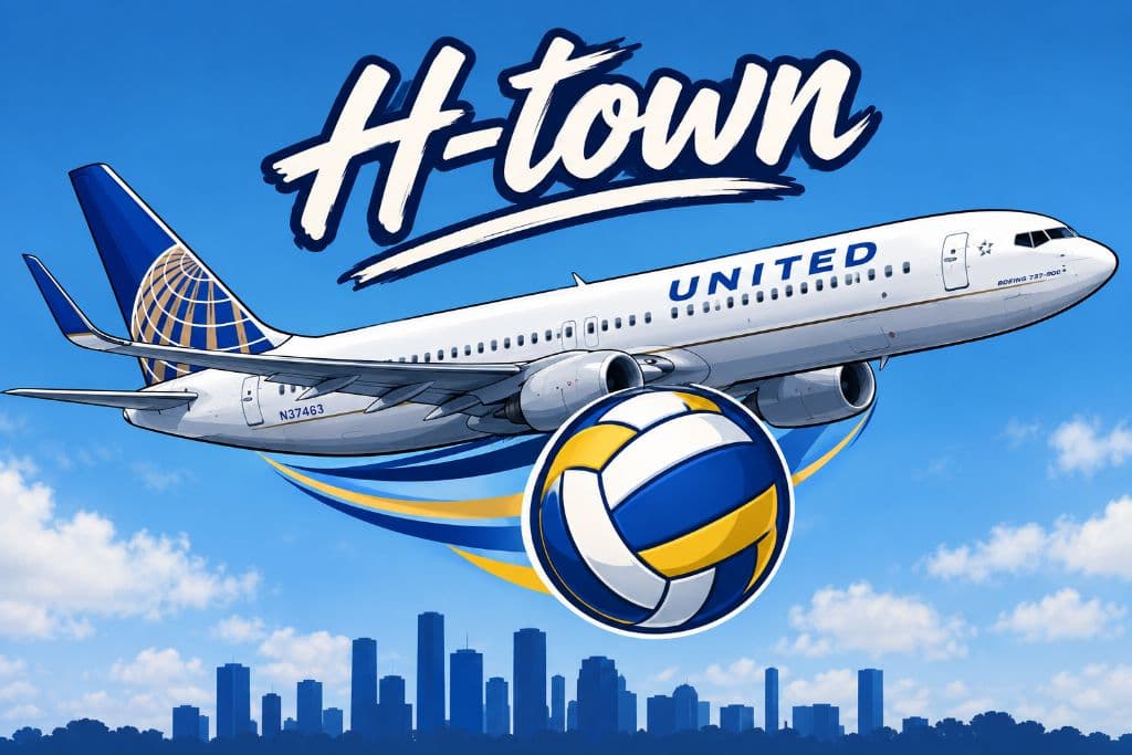 United Airlines Volleyball Club - IAH media 1