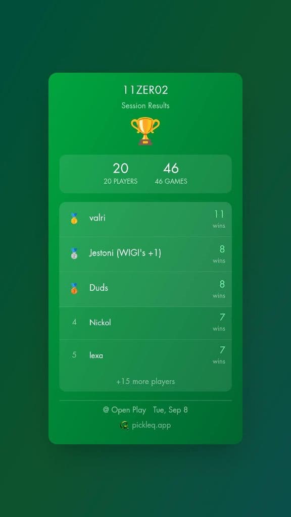 11ZERO2 Pickleball Club media 4