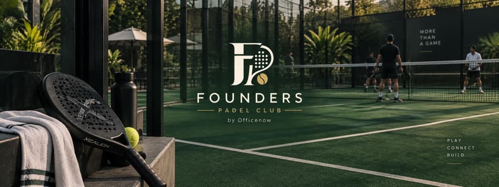 Founders Padel Club by Officenow media 1