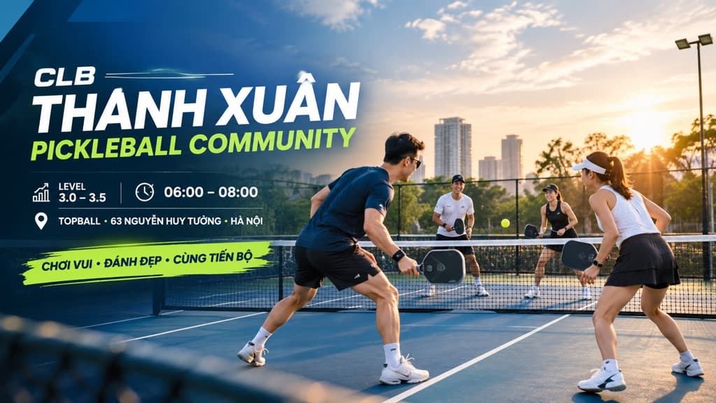Thanh Xuân Pickleball media 1