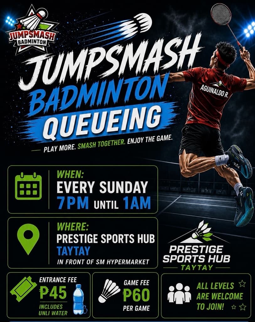 Jumpsmash Badminton Queuing media 1