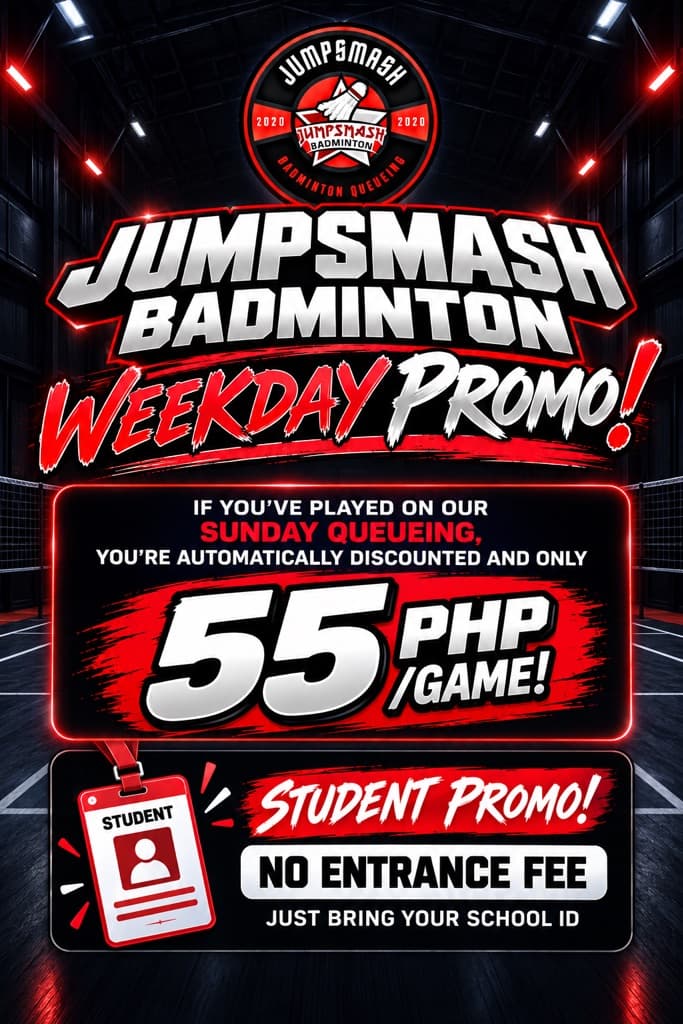 Jumpsmash Badminton Queuing media 2