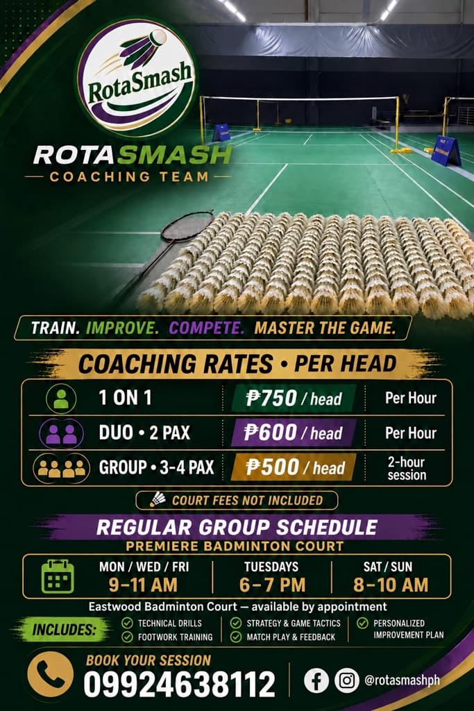 RotaSmash Badminton Club media 1