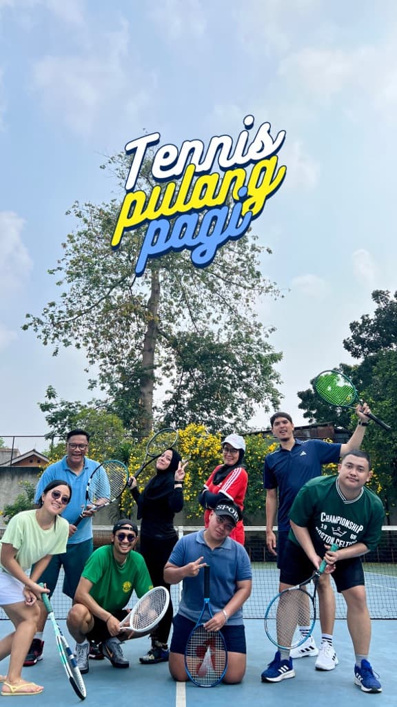 Tennis Pulang Pagi media 3