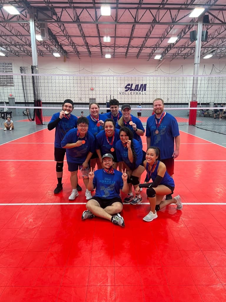 Hilton Volleyball media 1