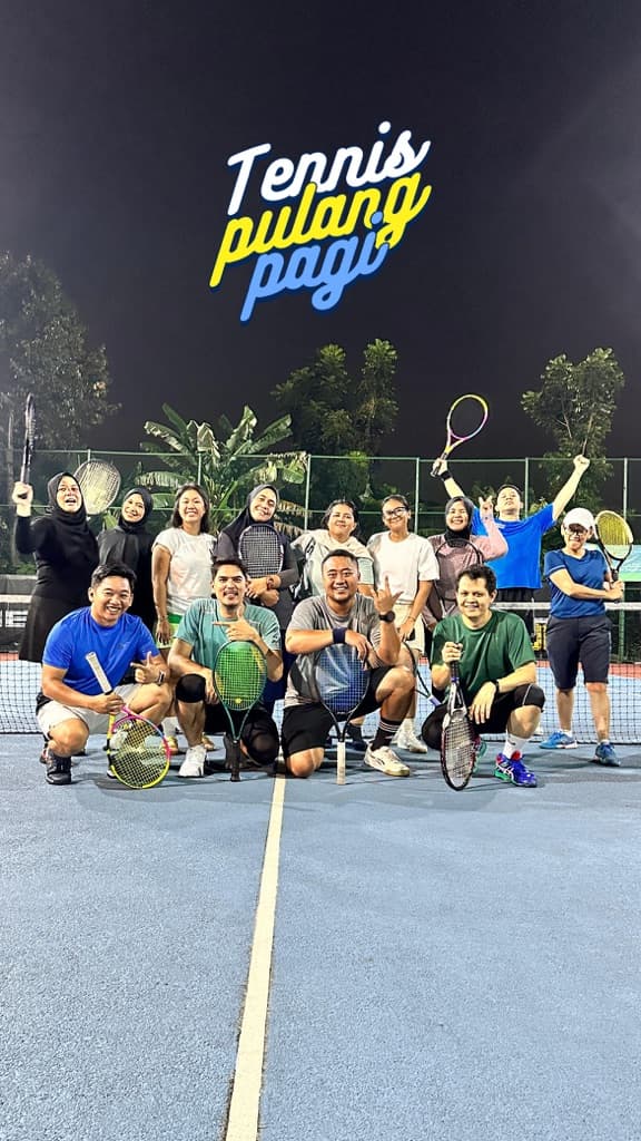 Tennis Pulang Pagi media 5