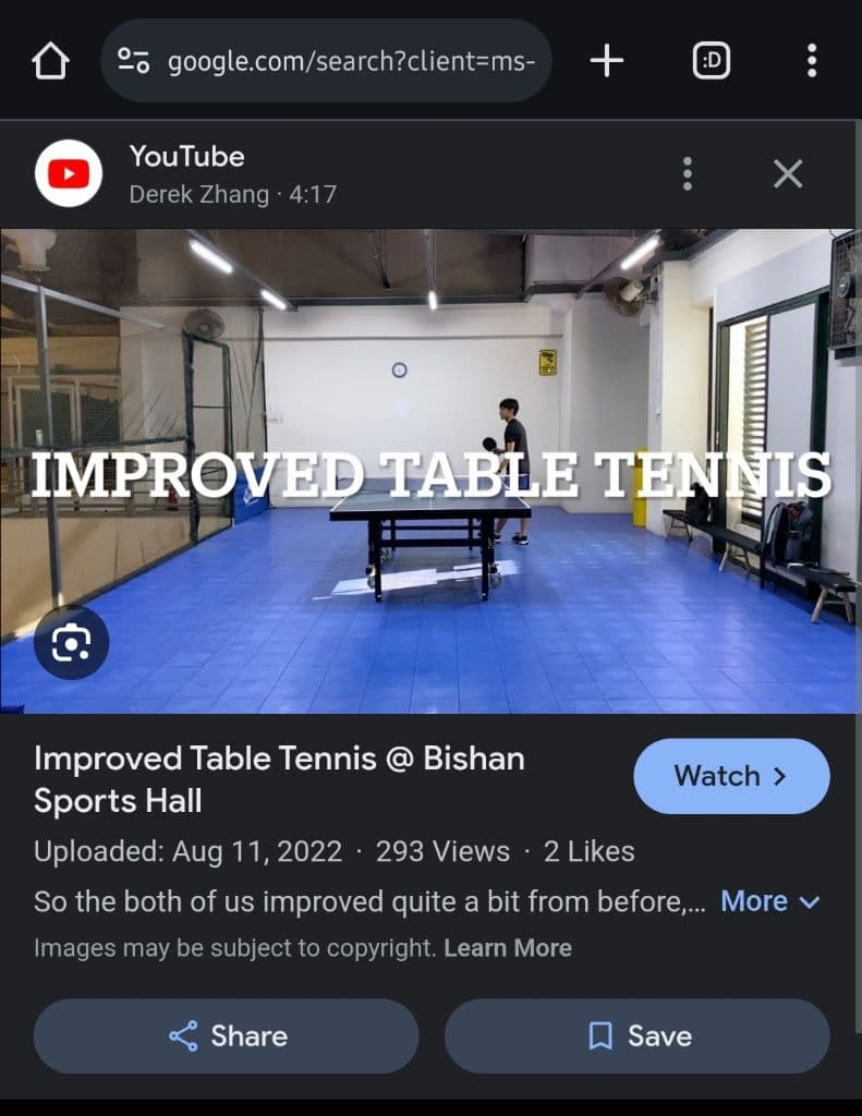 table tennis@bishan sport hall media 1
