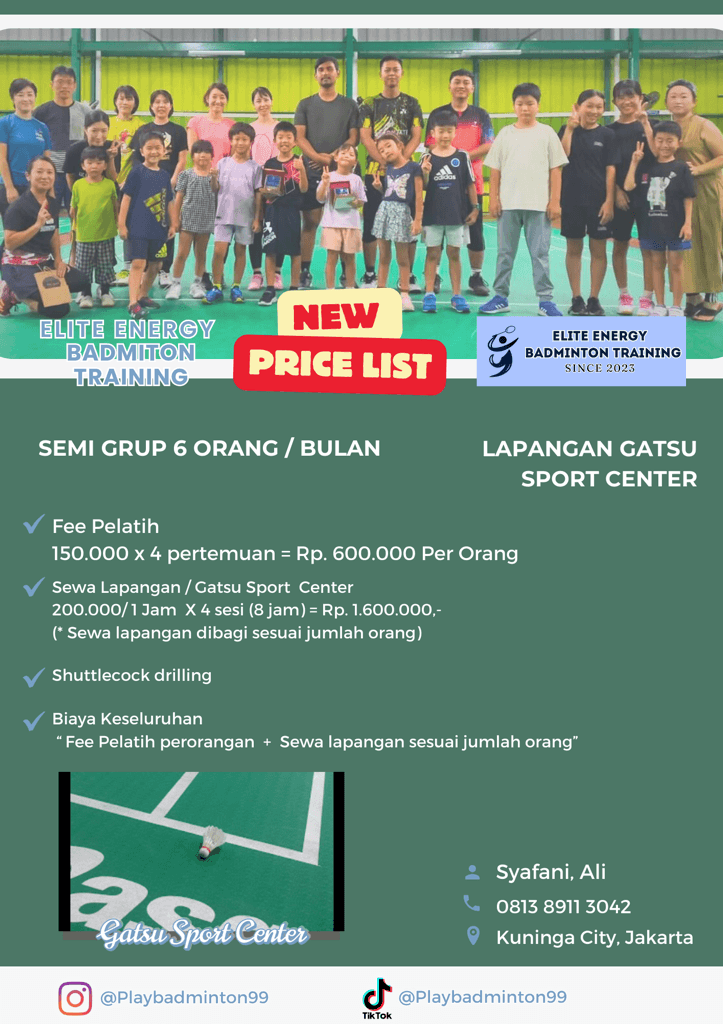 Elite Energy Badminton Training  media 4