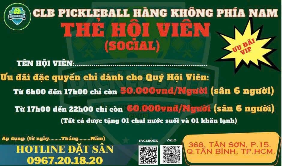 CLB PICKLEBALL HÀNG KHÔNG PHÍA NAM CỤM 11 SÂN media 4